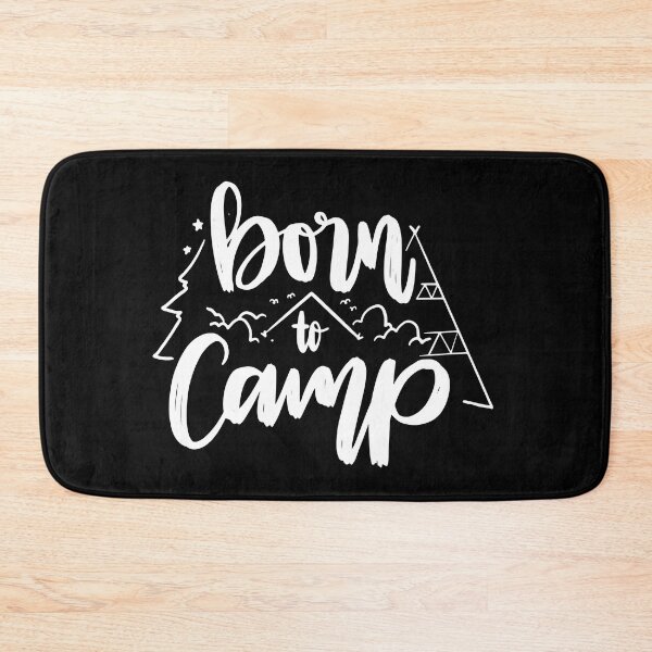 Item preview, Born to Camp - White quotes designed and sold by jwebmarket.
