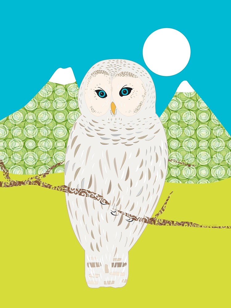 « Blanche, la chouette » par RosaLeeDesign