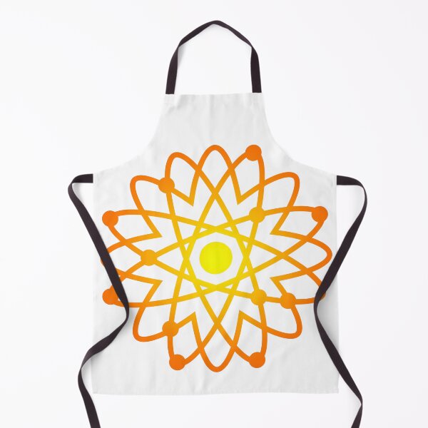 Artikelvorschau, Sonnenblumen-Feuer-Atom - Atom-Blume entworfen und verkauft von ArtsoftheHeart.