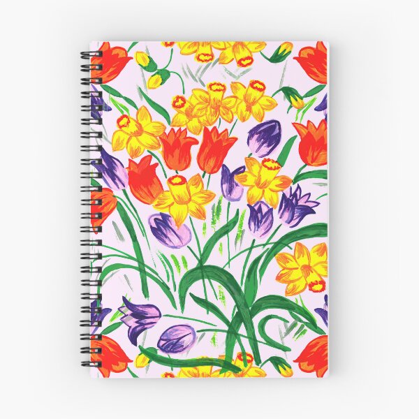 Item preview, Colorful painted flowers designed and sold by lalylaura.