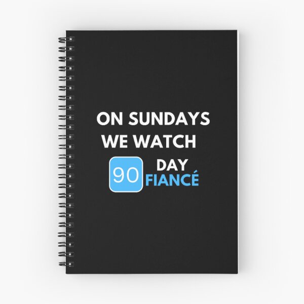 Item preview, Funny On Sundays We Watch 90 Day Fiance | Dark Background designed and sold by embaarc.