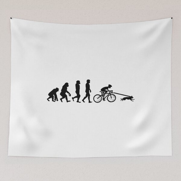 Item preview, Bikejoring DogScooting Dog Sport Bike Bicycle Evolution designed and sold by CuteDesigns1.