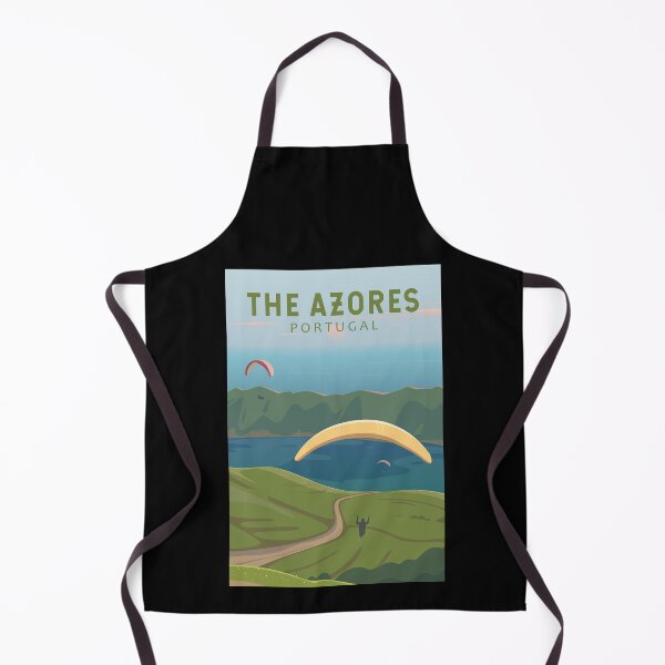 Item preview, The Azores Portugal Travel Vintage Art designed and sold by KrisSidDesigns.