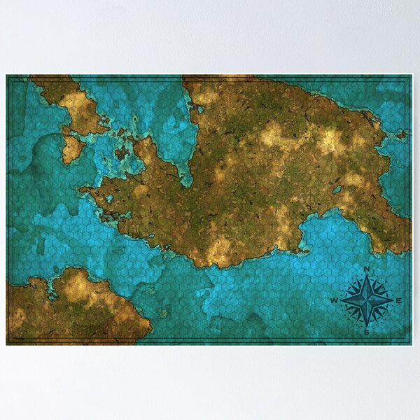 Map to Another World (Lost Forgotten Worlds) Poster
