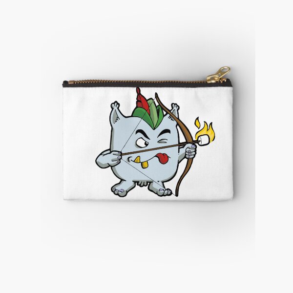 Item preview, Little gray monster that shoots with an archery designed and sold by Guillaume Desbiolles.
