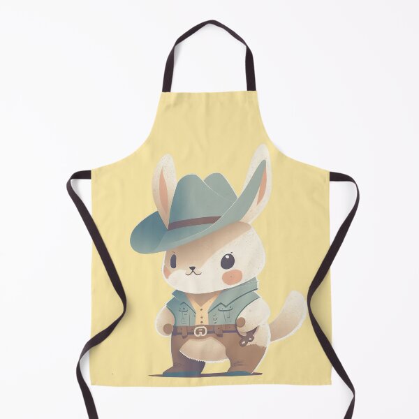 Item preview, Cute Bunny Cowboy(Transparent) designed and sold by pastelcountrytx.
