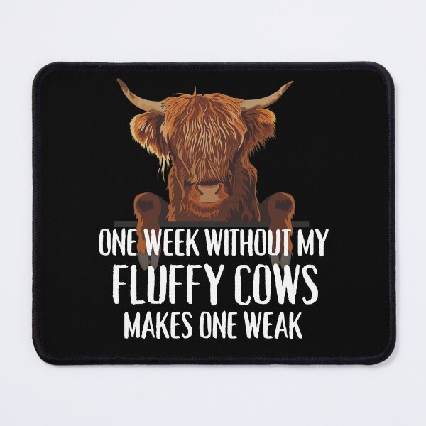 Item preview, Fluffy Long Hair Brown cows Highland Cow jokes designed and sold by FarmsteadAcers.