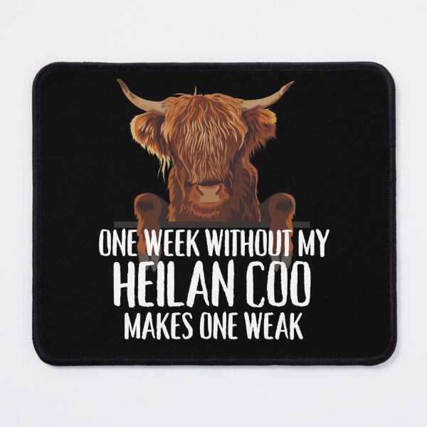 Item preview, Heilan Coo Brown cow Highland Cow farmer designed and sold by FarmsteadAcers.