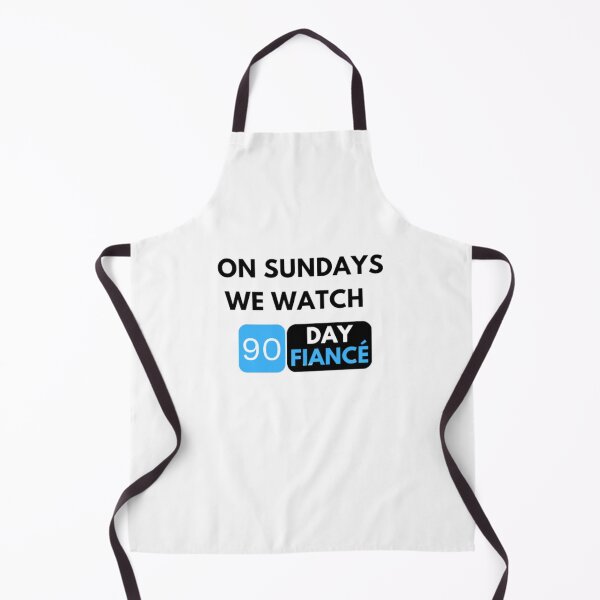Item preview, Funny On Sundays We Watch 90 Day Fiance | Light Background designed and sold by embaarc.