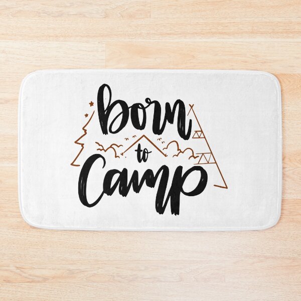Item preview, Born to Camp  - Black quotes and brown designs designed and sold by jwebmarket.