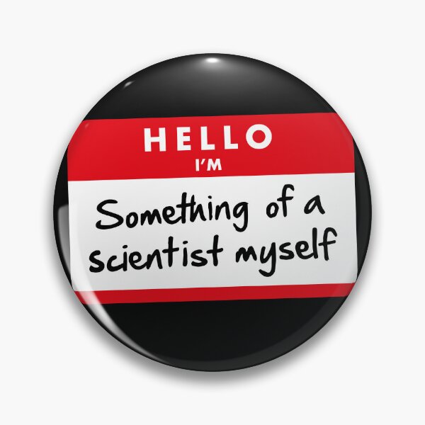 Item preview, I'm Something of a Scientist Myself – Hello I'm sticker of Norman Osborn meme quote designed and sold by thedesigngarden.