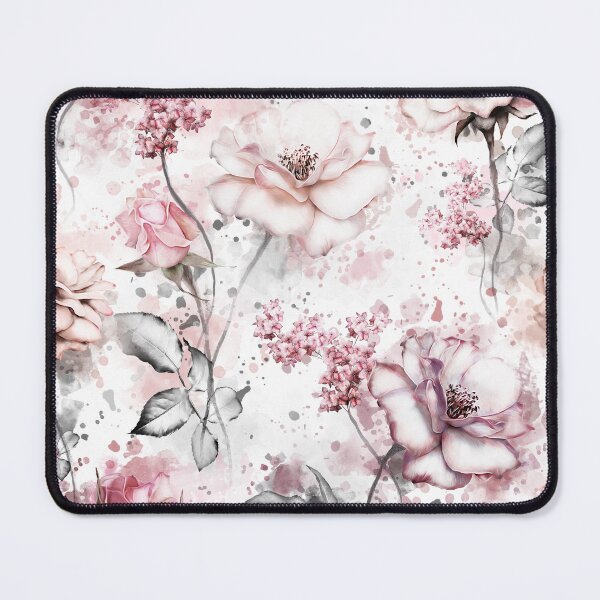 Item preview, Elegant Pink and Purple Floral Botanical Artwork designed and sold by mysticblvd.
