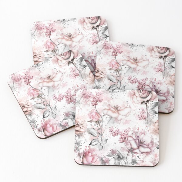 Item preview, Elegant Pink and Purple Floral Botanical Artwork designed and sold by mysticblvd.