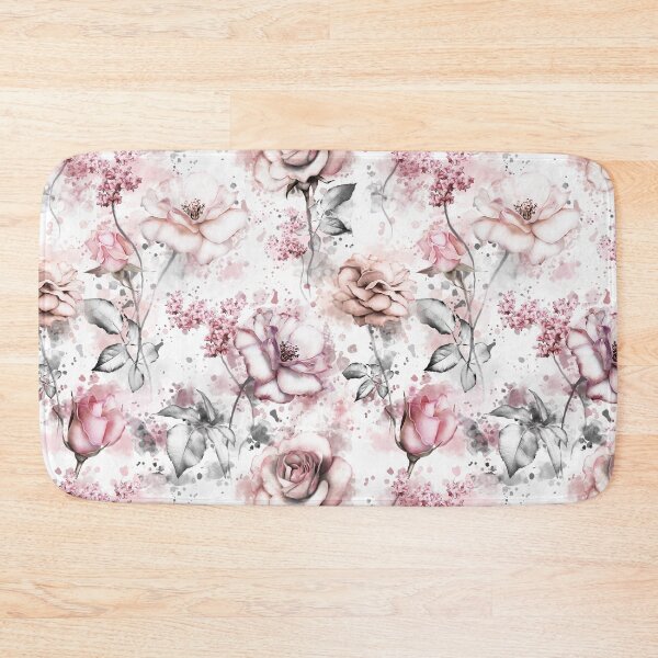 Item preview, Elegant Pink and Purple Floral Botanical Artwork designed and sold by mysticblvd.