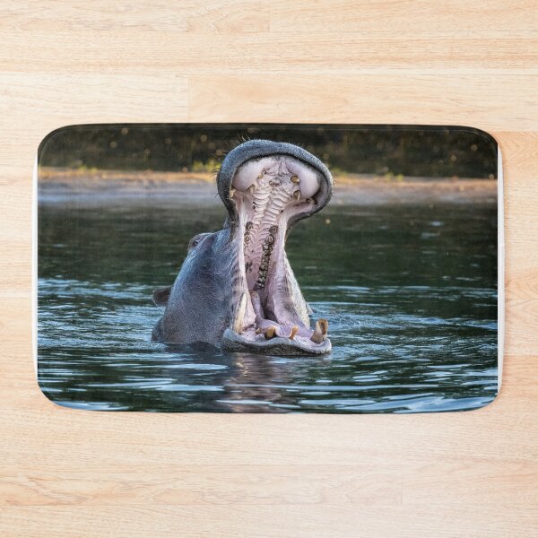 Item preview, Hippo Wide Open Mouth designed and sold by PhotoArt by Joan Carroll.
