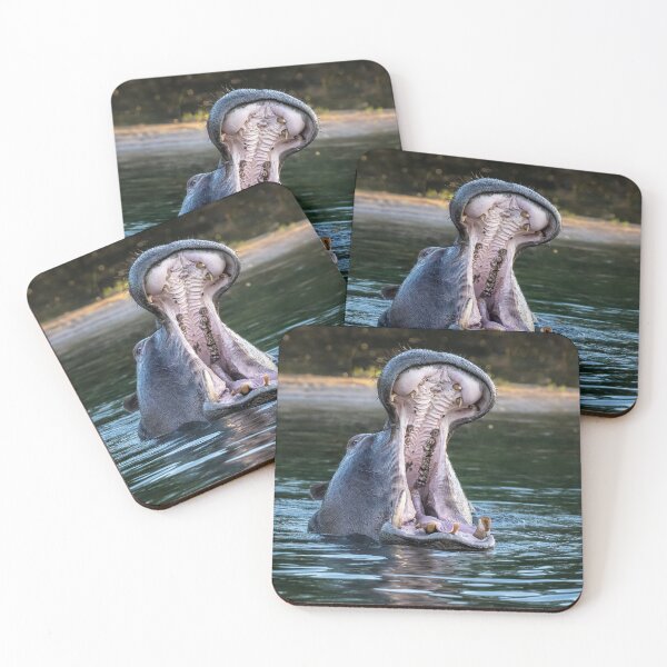Item preview, Hippo Wide Open Mouth designed and sold by PhotoArt by Joan Carroll.