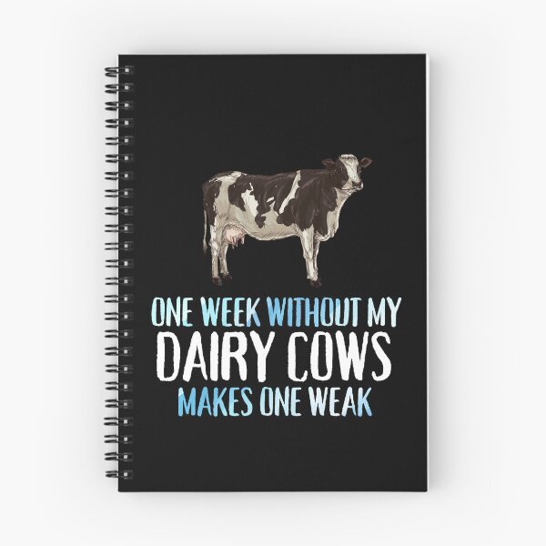 Item preview, Blue Dairy Cow farmer jokes and funny sayings designed and sold by FarmsteadAcers.
