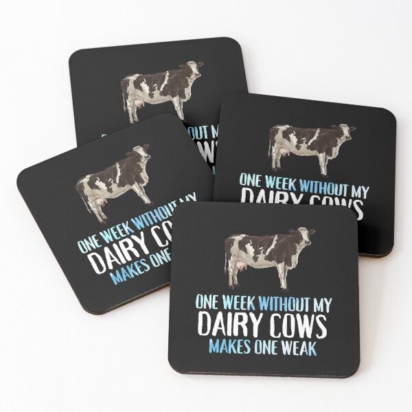 Item preview, Blue Dairy Cow farmer jokes and funny sayings designed and sold by FarmsteadAcers.