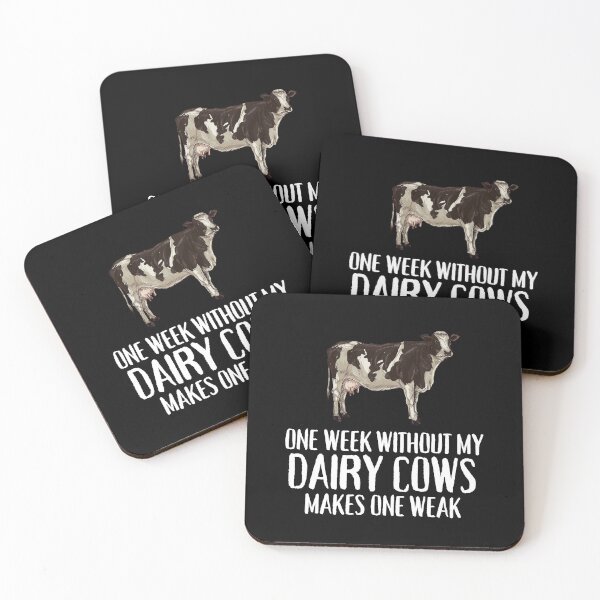 Item preview, Dairy Cow farmer jokes and funny sayings designed and sold by FarmsteadAcers.