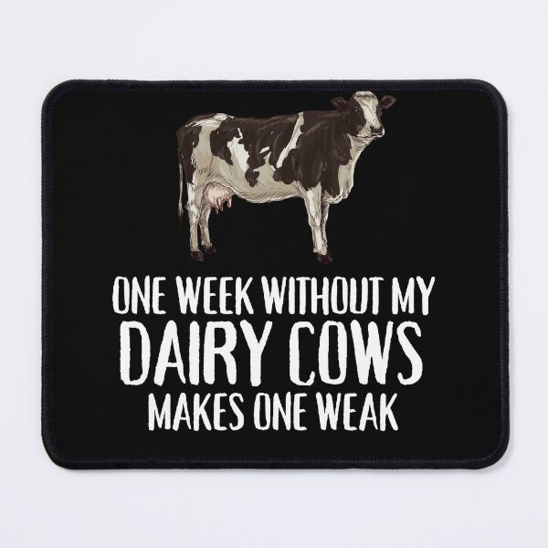 Item preview, Dairy Cow farmer jokes and funny sayings designed and sold by FarmsteadAcers.