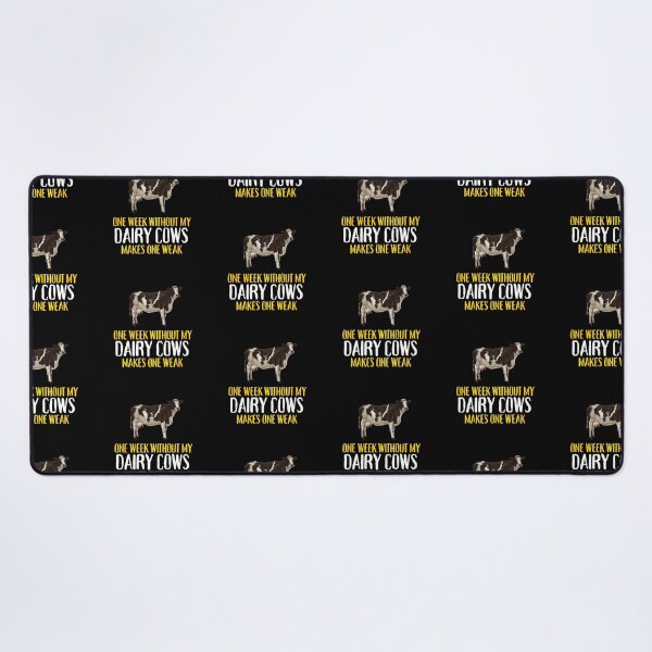 Item preview, Yellow Dairy Cow farmer jokes and funny sayings designed and sold by FarmsteadAcers.