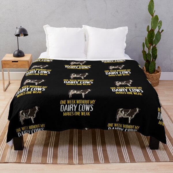 Item preview, Yellow Dairy Cow farmer jokes and funny sayings designed and sold by FarmsteadAcers.
