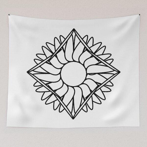 Item preview, Monochrome unique design B1 Winter 2022 white background designed and sold by fishpressink.