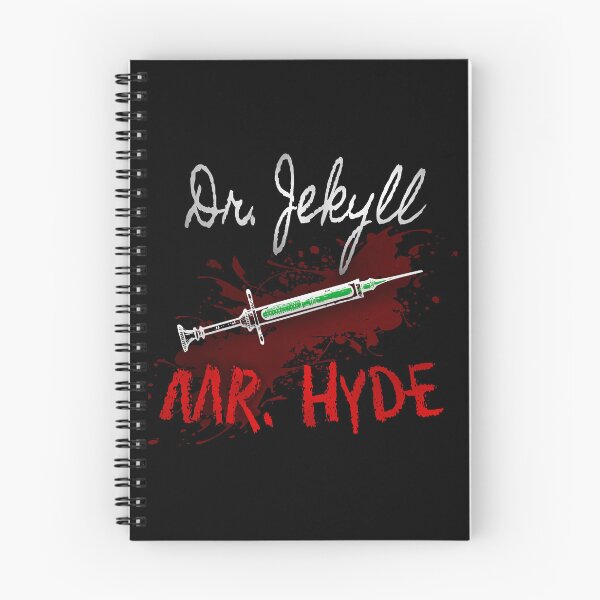 Item preview, Dr Jekyll and Mr Hyde (Syringe Design on Bloodspatter) designed and sold by ShopMegaFind.
