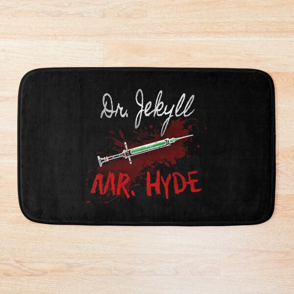 Item preview, Dr Jekyll and Mr Hyde (Syringe Design on Bloodspatter) designed and sold by ShopMegaFind.
