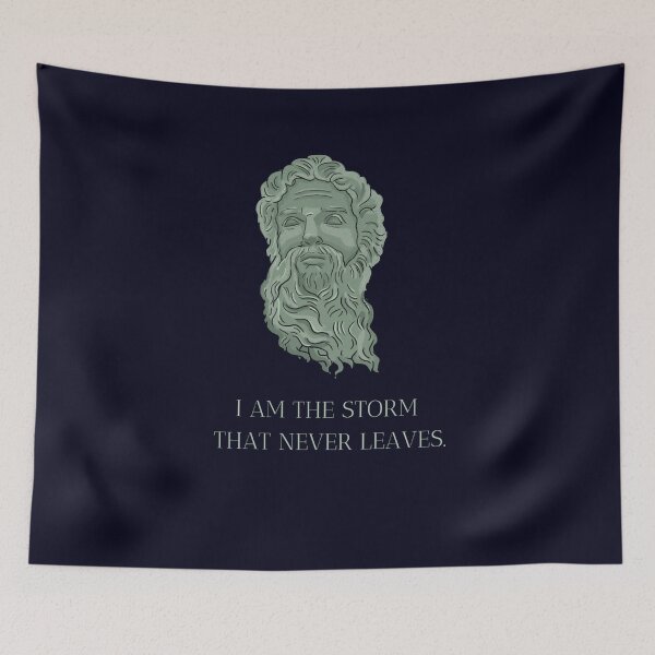 Item preview, I am the storm that never leaves. Zeus. designed and sold by sarantis.