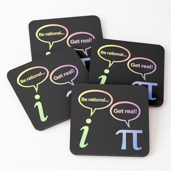 Item preview, Be Rational Get Real Imaginary Math Pi designed and sold by ScienceCorner.