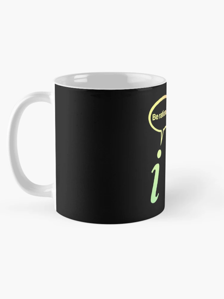 Thumbnail 5 of 6, Coffee Mug, Be Rational Get Real Imaginary Math Pi designed and sold by ScienceCorner.