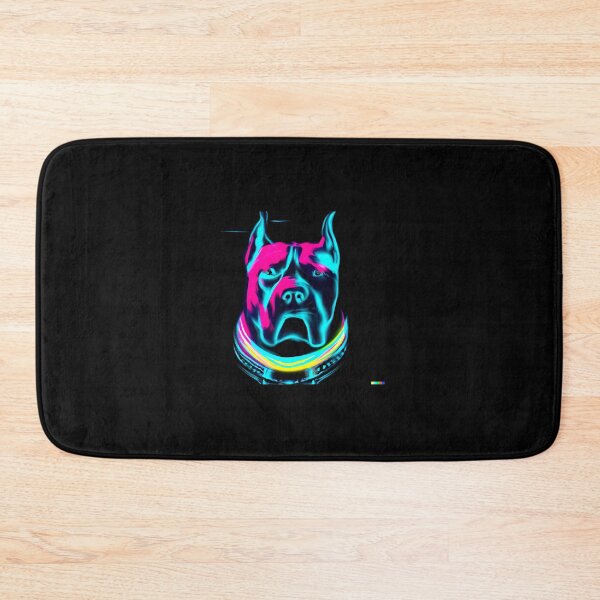 Item preview, Abstract - Neon - Cyberpunk - Pitbull - Art Design designed and sold by TheHappyK.