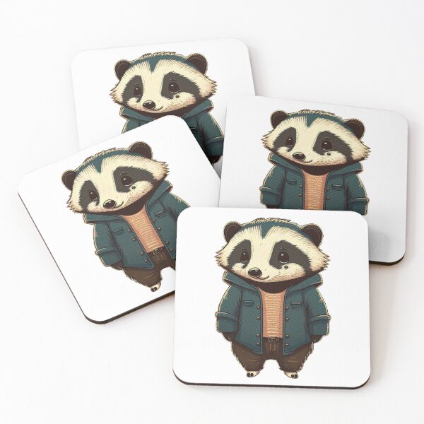 Item preview, Cute Badger designed and sold by Prilidiarts.