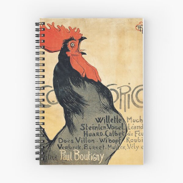 Item preview, Cocorico by the Swiss-French artist Théophile Alexandre Steinlen Vintage French Poster Artwork designed and sold by chillchar1234.