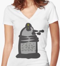 dalek Women's Fitted V-Neck T-Shirt