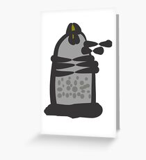 dalek Greeting Card