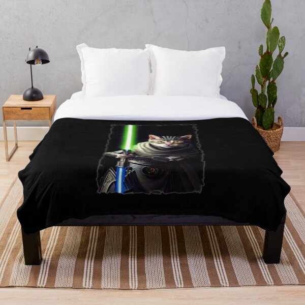 Item preview, Fun Cat Print ~ Fantasy Cat ~ Sci-fi Cat ~ Cats with Lightsabers  designed and sold by C0d3man25.