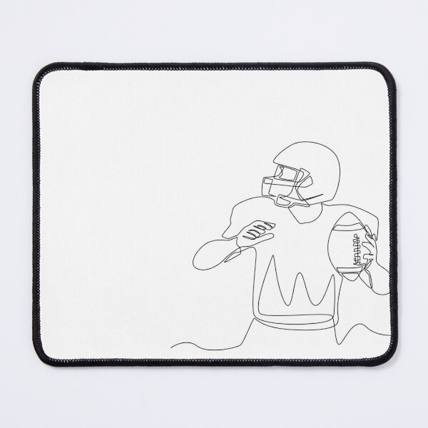 Item preview, Sticker American football player with a ball in hand Superbowl designed and sold by Findmeifyoucan.