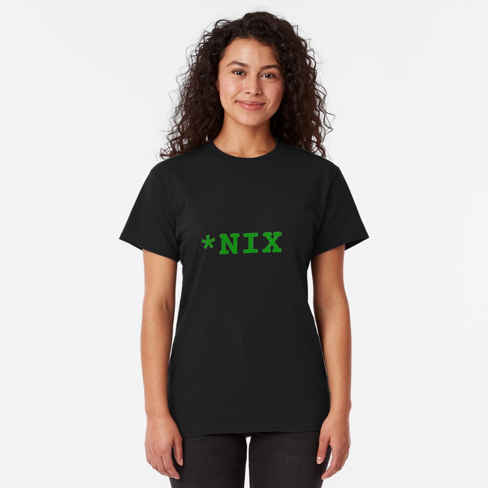 Unix-ähnlich (Grün) Classic T-Shirt