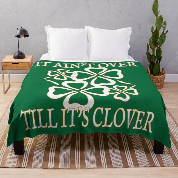 Item preview, It aint over till it's clover St Patrick's day designed and sold by BLACKSUN-SHOP.