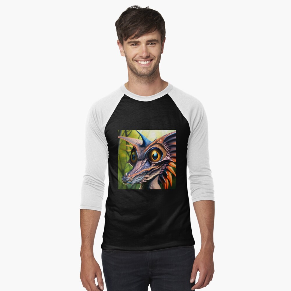 Item preview, Baseball ¾ Sleeve T-Shirt designed and sold by dragynrain.