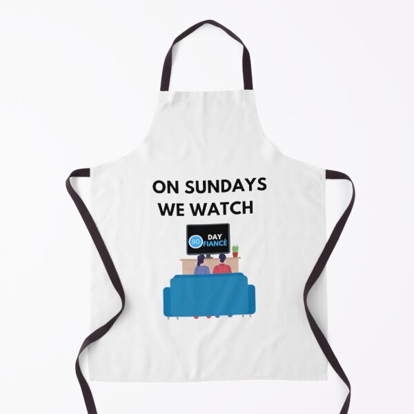 Item preview, Quote On Sundays We Watch 90 Day Fiance | Light Background designed and sold by embaarc.