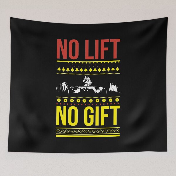 Item preview, No Lift No Gift - Workout, Dragon Ball Ugly Christmas Sweater designed and sold by gohanflex.