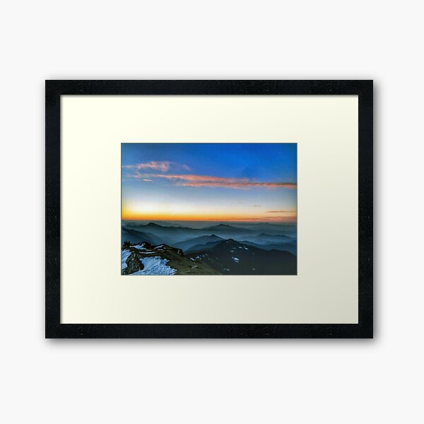 Himalaya at Sunrise Framed Art Print