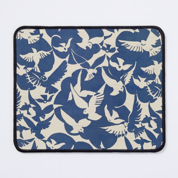 Item preview, Vintage Pigeons in White and Blue Pattern designed and sold by Pretty Pixel.