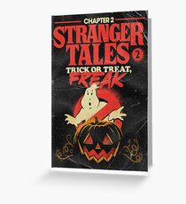 Stranger things 2 BOOK STYLE Greeting Card