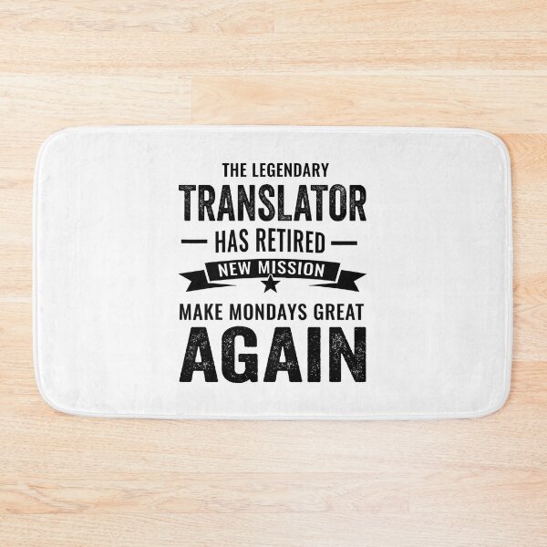 Item preview, Translator perfect retirement gift idea, Retired Translator Funny Saying designed and sold by Dogs Geeky⭐⭐⭐⭐⭐.