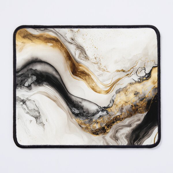 Item preview, Abstract Black and Gold Marble designed and sold by venella.