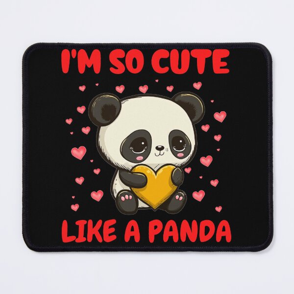 Item preview, i'm so cute like a panda designed and sold by BajoTShop.